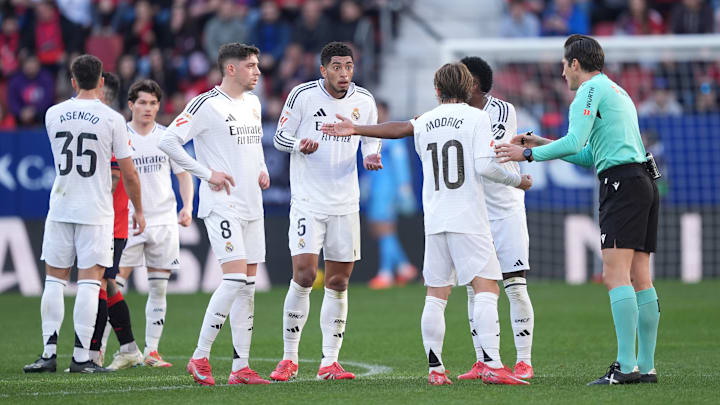 Bellingham was sent off against Osasuna