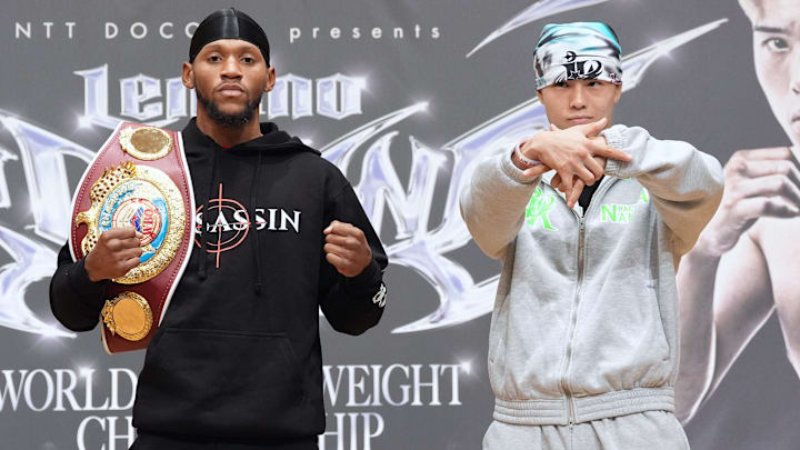 Brian Norman Jr. (left) and Jin Sasaki (right) at the press conference ahead of their fight. Brian Norman Jr. (left) and Jin Sasaki (right) at the press conference ahead of their fight.
