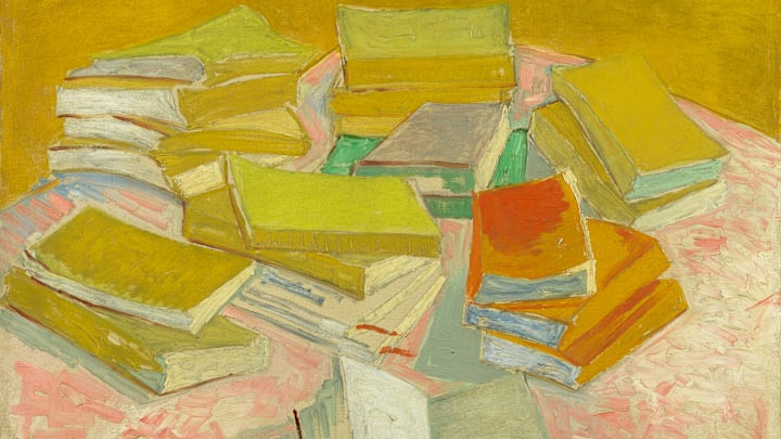 Piles of French Novels by Vincent van Gogh