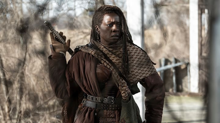 Danai Gurira as Michonne - The Walking Dead: The Ones Who Live _ Season 1, Episode 1 - Photo Credit: Gene Page/AMC