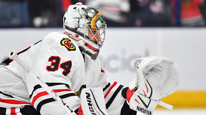 Chicago Blackhawks v Columbus Blue Jackets