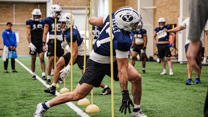 BYU linebacker Jack Kelly