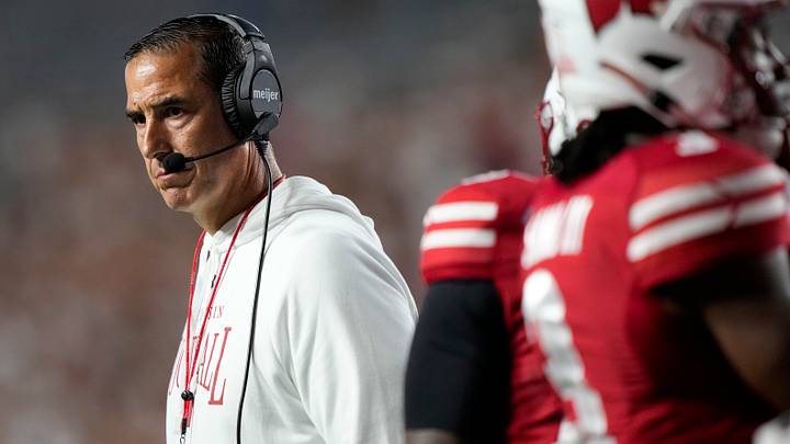 Wisconsin Badgers head coach Luke Fickell. Wisconsin Badgers head coach Luke Fickell.
