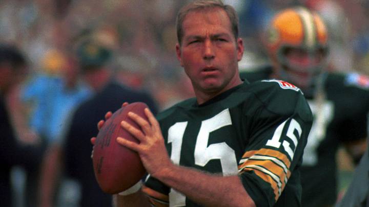 September 1,1969 (exact date unknown); Green Bay, WI, USA ; Green Bay Packers great Bart Starr warms up. Mandatory Credit: Green Bay Press Gazette-USA TODAY NETWORK via Imagn Images