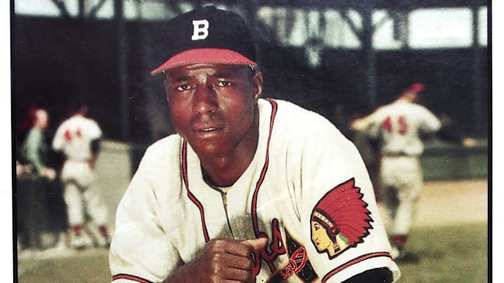 The first black player in Atlanta Braves Franchise history, Sam Jethroe, was also National League Rookie of the Year in 1950.