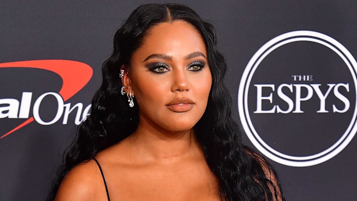 Ayesha Curry arrives at the Red Carpet for the 2022 ESPY at Dolby Theater. 