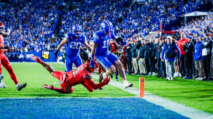 BYU wide receiver Parker Kingston against Utah