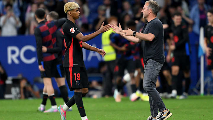 Hansi Flick compte sur Lamine Yamal pour le match face à la Real Sociedad.