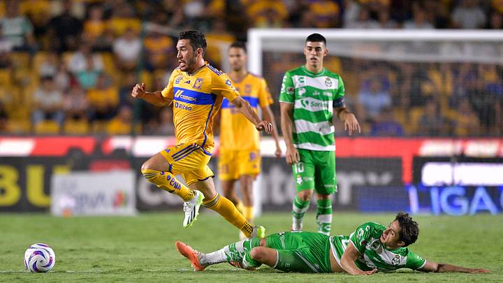 Tigres UANL v Santos Laguna - Torneo Apertura 2023 Liga MX