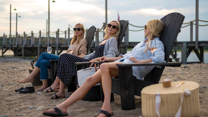 Caitlin FitzGerald, Candice King, and Mamie Gummer in We Were Liars