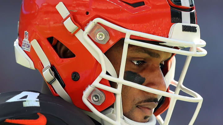 The Browns signal caller is out for the remainder of the season with a torn Achilles. The Browns signal caller is out for the remainder of the season with a torn Achilles.