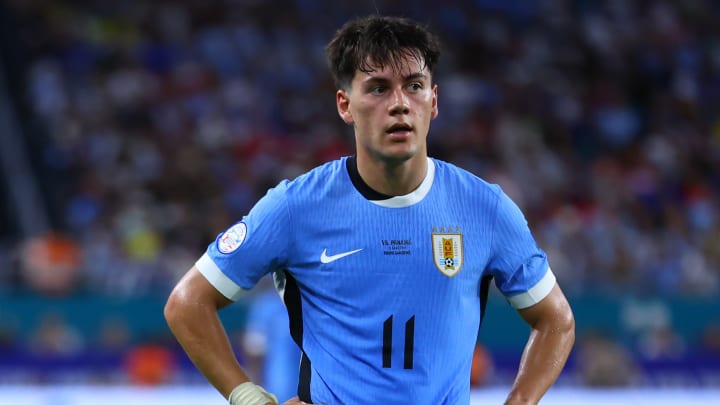 Facundo Pellistri está entre os convocados do Uruguai na atual edição da Copa América