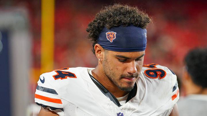 Chicago Bears defensive lineman Austin Booker Chicago Bears defensive lineman Austin Booker