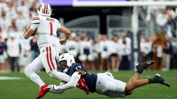 Wisconsin Badgers quarterback Colton Joseph. Wisconsin Badgers quarterback Colton Joseph.