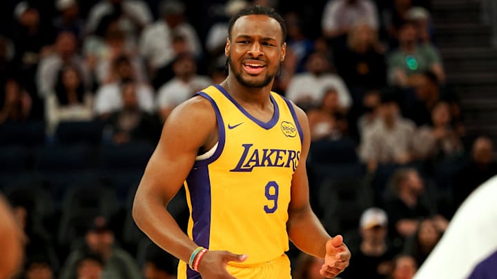 Los Angeles Lakers guard Bronny James Jr.