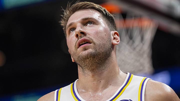 Los Angeles Lakers guard Luka Doncic. Los Angeles Lakers guard Luka Doncic.