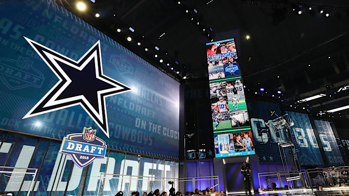 The Dallas Cowboys on the clock at the NFL draft