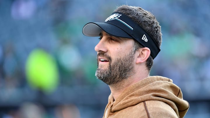 Nov 5, 2023; Philadelphia, Pennsylvania, USA; Philadelphia Eagles head coach Nick Sirianni