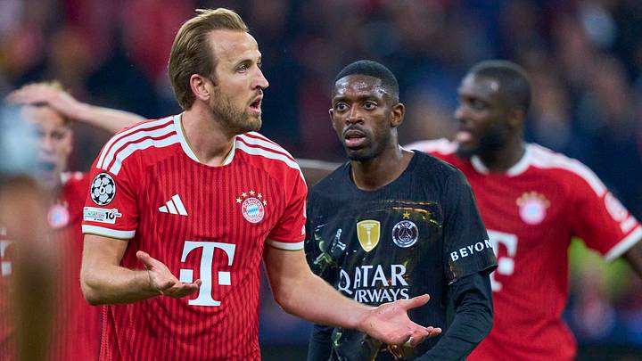 Harry Kane, Bayern Munich; Ousmane Dembele, PSG Harry Kane, Bayern Munich; Ousmane Dembele, PSG