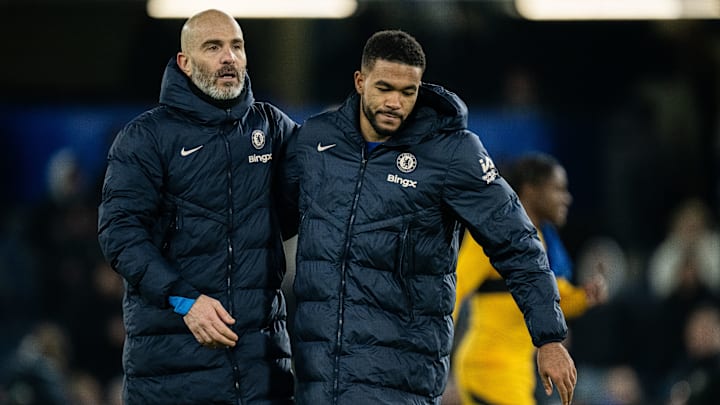 Enzo Maresca (L) has come under fire from sections of the Chelsea fanbase Enzo Maresca (L) has come under fire from sections of the Chelsea fanbase