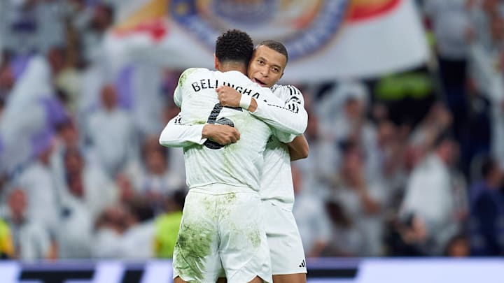 Kylian Mbappé et Jude Bellingham avec le Real.