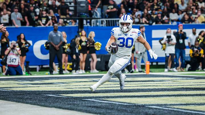 BYU running back Sione Moa in Alamo Bowl win over Colorado BYU running back Sione Moa in Alamo Bowl win over Colorado
