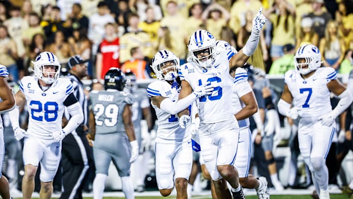 BYU linebacker Isaiah Glasker against Colorado