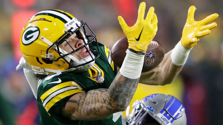 Green Bay Packers wide receiver Christian Watson