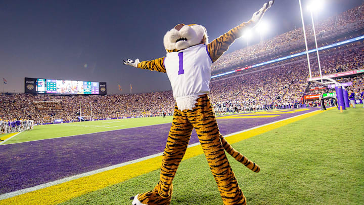 LSU Tigers take on the South Alabama Jaguars at Tiger Stadium in Baton Rouge, LA. Saturday, Sept. 28, 2024.