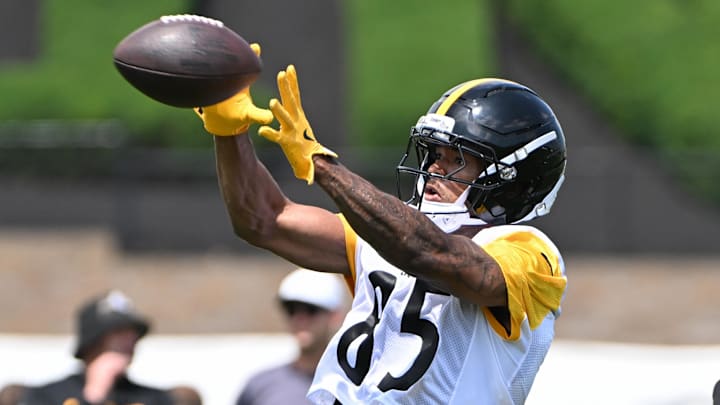 Ke'Shawn Williams WR Pittsburgh Steelers. Mandatory Credit: Barry Reeger-Imagn Images
