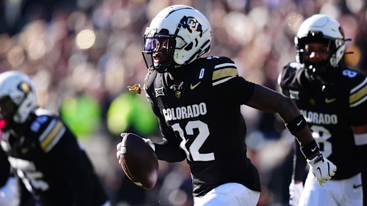 Colorado Buffaloes cornerback Travis Hunter (12)