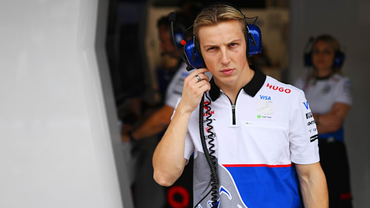 Liam Lawson of New Zealand and Visa Cash App RB looks on in the garage during qualifying ahead of the F1 Grand Prix of Hungary at Hungaroring on July 20, 2024 in Budapest, Hungary. (Photo by Rudy Carezzevoli/Getty Images) Liam Lawson of New Zealand and Visa Cash App RB looks on in the garage during qualifying ahead of the F1 Grand Prix of Hungary at Hungaroring on July 20, 2024 in Budapest, Hungary. (Photo by Rudy Carezzevoli/Getty Images)