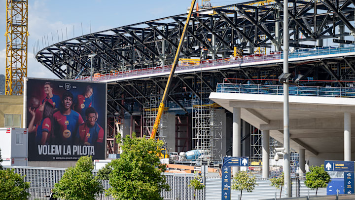 Das Camp Nou wird umgebaut 