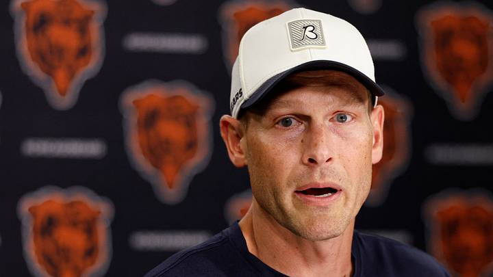Chicago Bears head coach Ben Johnson