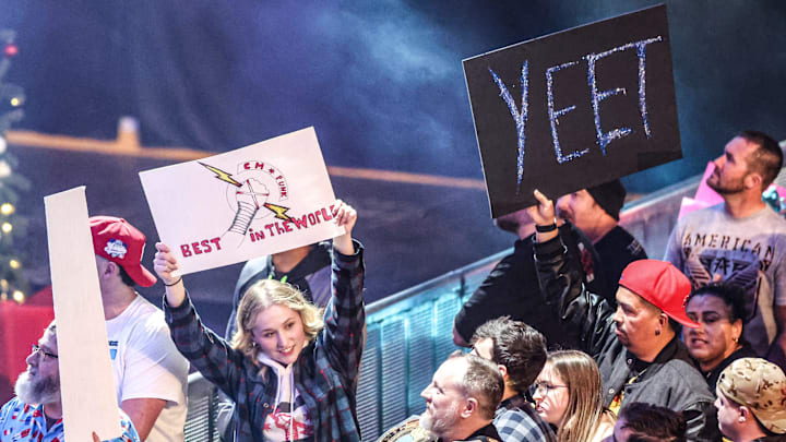Fans watch the excitement of WWE Monday Night Raw at Wells Fargo Arena in Des Moines. Fans watch the excitement of WWE Monday Night Raw at Wells Fargo Arena in Des Moines.