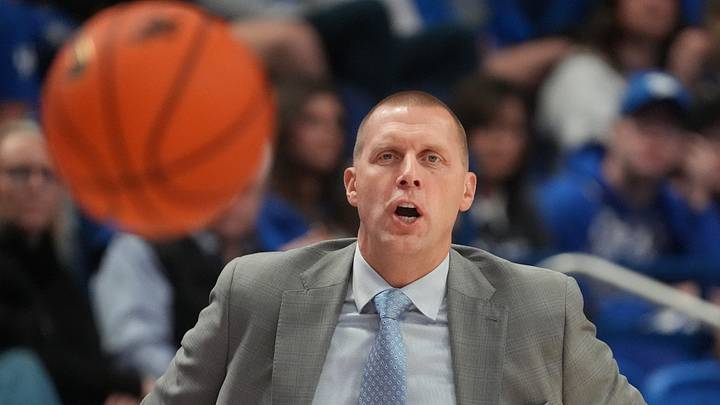 Kentucky's head coach Mark Pope coaches against Eastern Illinois at Rupp Arena.
November 14, 2025