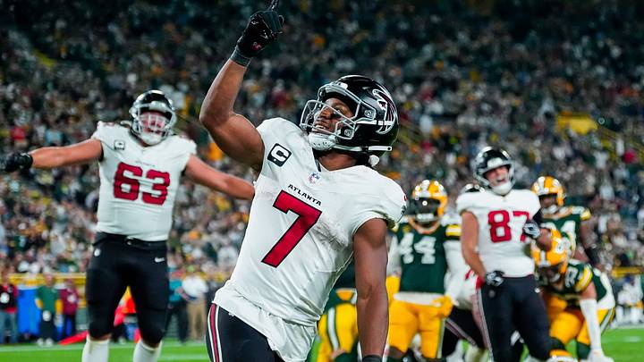 Atlanta Falcons running back Bijan Robinson had a monster game on national television against the Packers. Atlanta Falcons running back Bijan Robinson had a monster game on national television against the Packers.