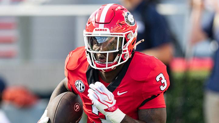 Georgia running back Nate Frazier