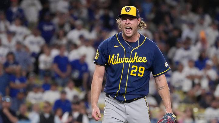 Milwaukee Brewers pitcher Trevor Megill. Credit: Kirby Lee-Imagn Images Milwaukee Brewers pitcher Trevor Megill. Credit: Kirby Lee-Imagn Images