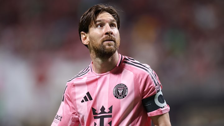 Lionel Messi suffered a muscle injury against Atlanta United.