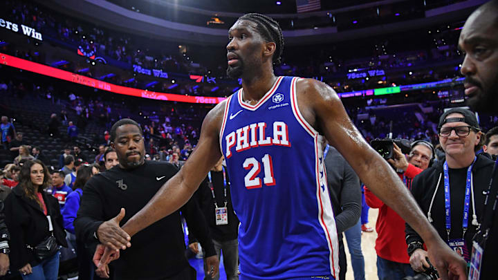 Philadelphia 76ers center Joel Embiid.