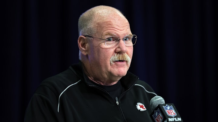 Andy Reid at the NFL Combine