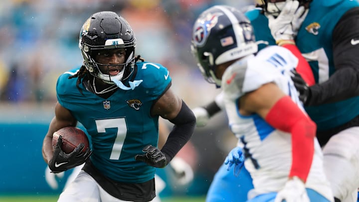 Brian Thomas Jr. was the top rookie wide receiver in fantasy football this past season. Brian Thomas Jr. was the top rookie wide receiver in fantasy football this past season.