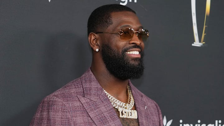 Terron Armstead on the red carpet before Super Bowl LIX NFL Honors at Saenger Theatre in New Orleans this past February.