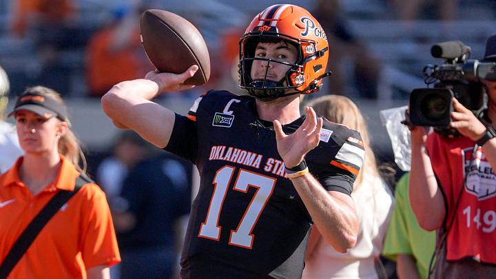 OSU quarterback Drew Mestemaker. OSU quarterback Drew Mestemaker.