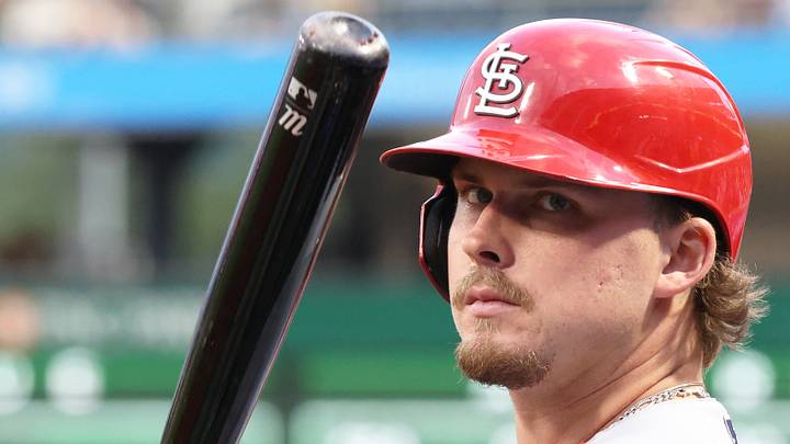 Apr 28, 2026; Pittsburgh, Pennsylvania, USA; St. Louis Cardinals third baseman Nolan Gorman (16) looks on from the dugout against the Pittsburgh Pirates during the fifth inning at PNC Park. Mandatory Credit: Charles LeClaire-Imagn Images Apr 28, 2026; Pittsburgh, Pennsylvania, USA; St. Louis Cardinals third baseman Nolan Gorman (16) looks on from the dugout against the Pittsburgh Pirates during the fifth inning at PNC Park. Mandatory Credit: Charles LeClaire-Imagn Images