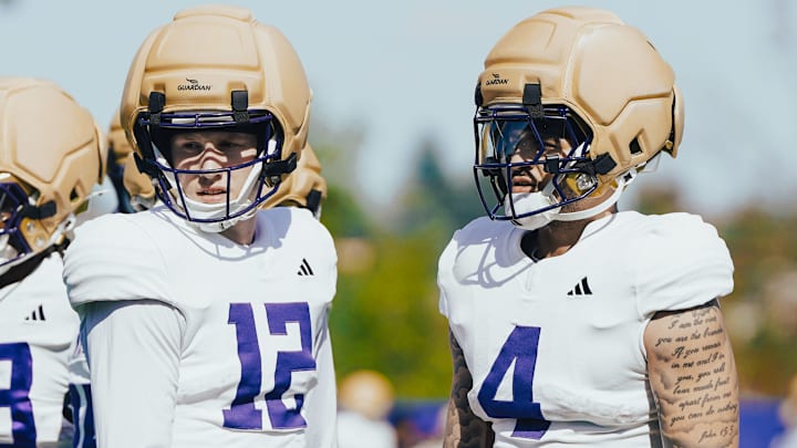 Transfers Alex McLaughlin, left, and CJ Christian pursued UW starting safety jobs and McLaughlin made it happen. Transfers Alex McLaughlin, left, and CJ Christian pursued UW starting safety jobs and McLaughlin made it happen.