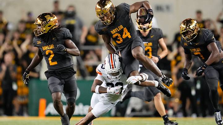 Auburn and Baylor have only seen the over/under line move down a point Auburn and Baylor have only seen the over/under line move down a point