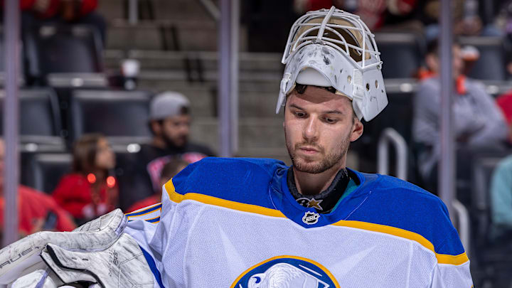 The Buffalo Sabres signed Alexandar Georgiev to an NHL contract before waiving him at the end of training camp.