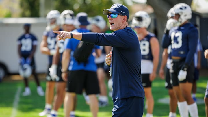 Jay Hill at BYU Fall Camp